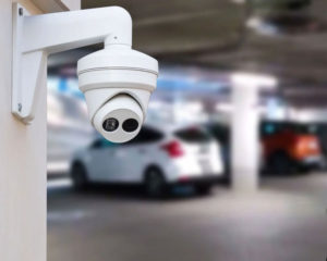 Parking sous vidéosurveillance